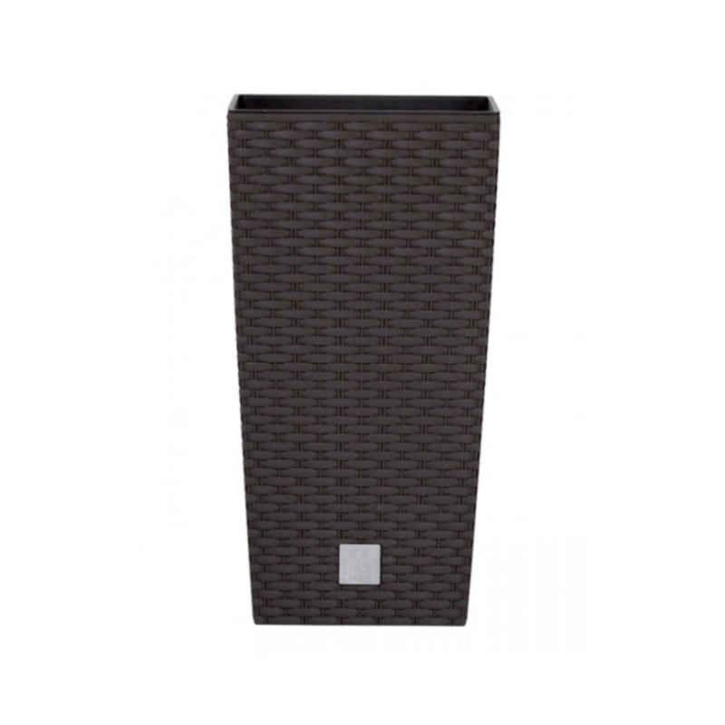 Горшок для цветов Prosperplast Rato со вставкой 2в1 Н-40,8 см Коричневый (77963-440)