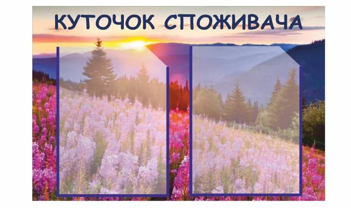 Стенд Vivay Уголок потребителя 60х40 см (27188962)