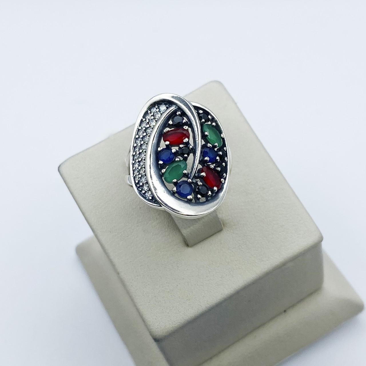 Кольцо серебряное с фианитом Вереск р. 18 5,42 г (2154074271) Кольцо серебряное с фианитом Вереск р. 18 5,42 г (2154074271)