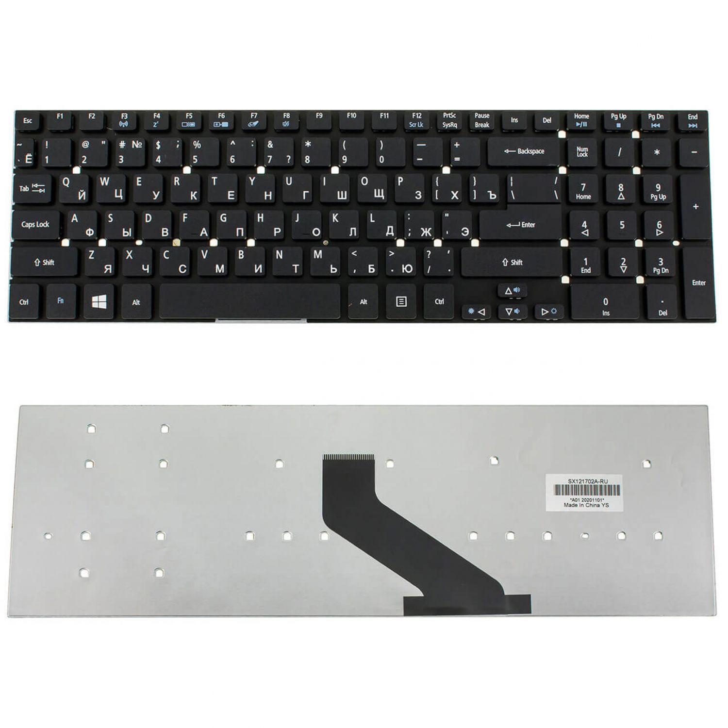 Клавиатура для ноутбука Acer Aspire E5-572/ES1-512/ES1-711/ES1-711G/Q5WV1 - фото 2