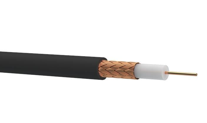 Кабель телевізійний зовнішній Одескабель F690BV Cu коаксіальний Чорний (28164178)