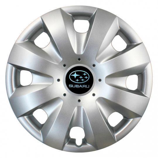 Автомобильные колпаки SKS 321 R15 с логотипом Subaru 4 шт. Серебристый