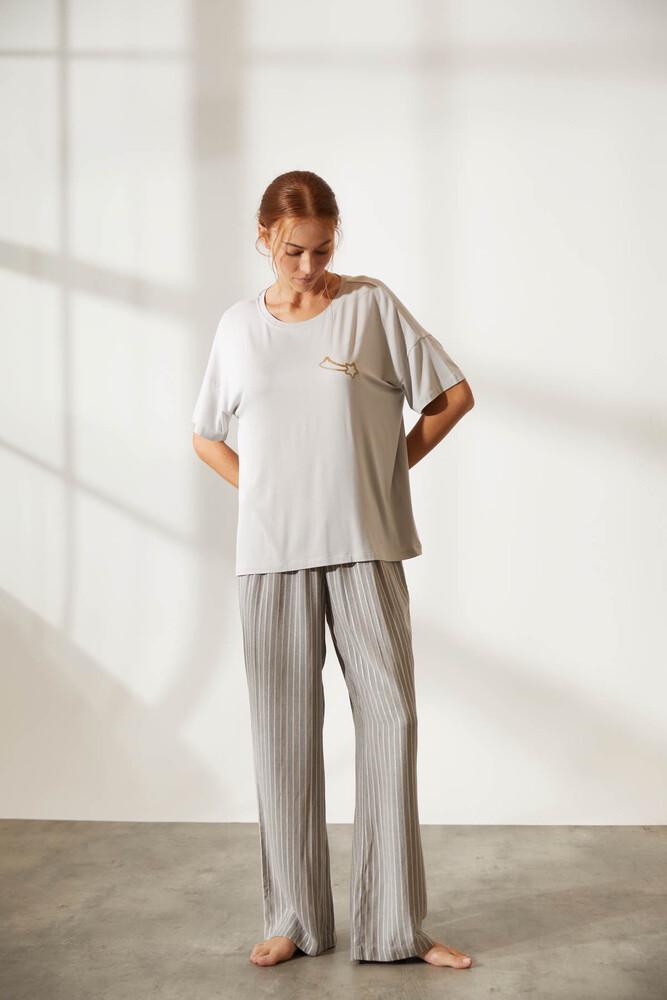 Пижама Hays 36443/36187x62 женская S Светло-серый