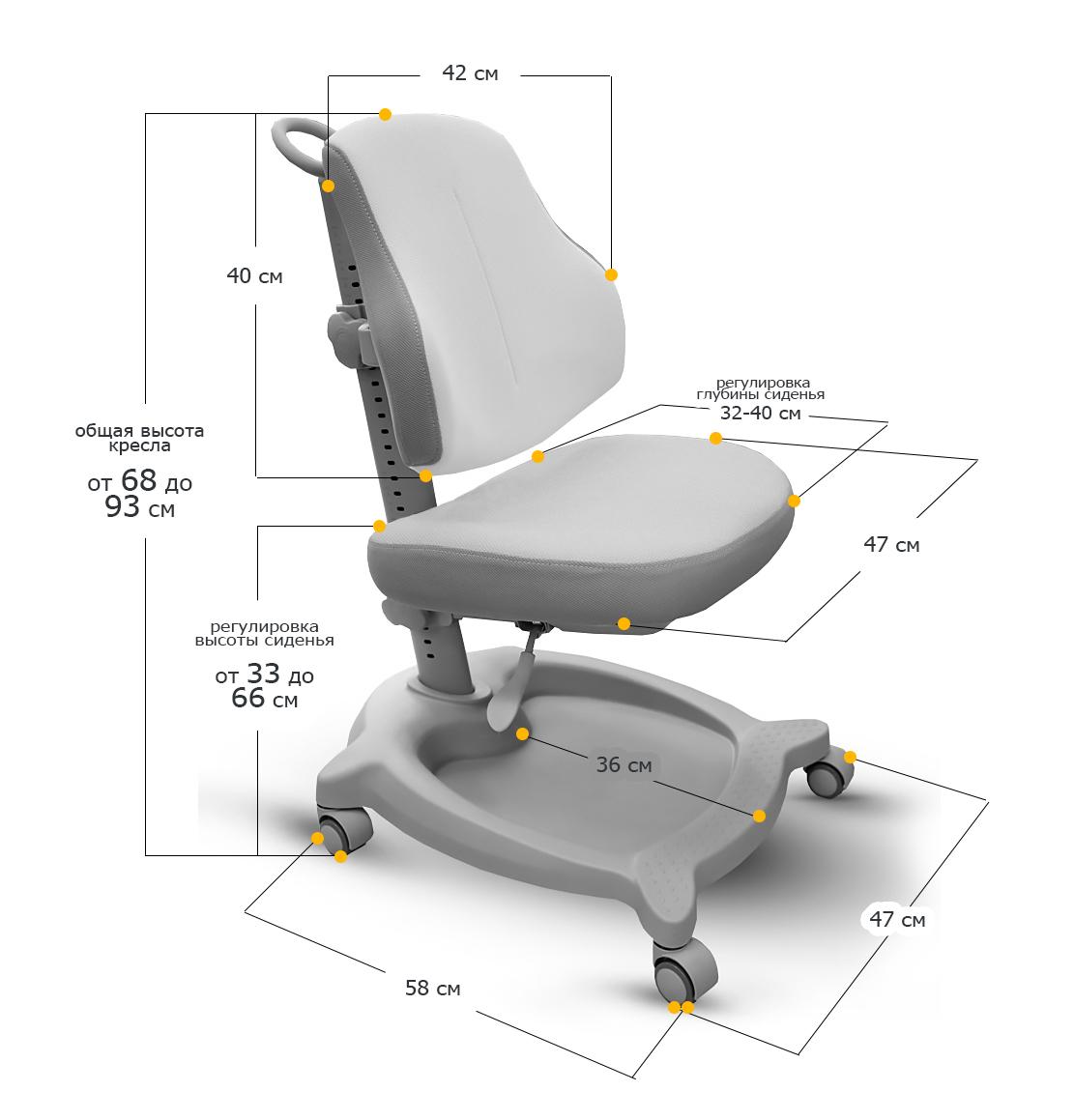 Кресло детское ErgoKids GT Y-402 ortopedic Розовый (Y-402 KP) - фото 6