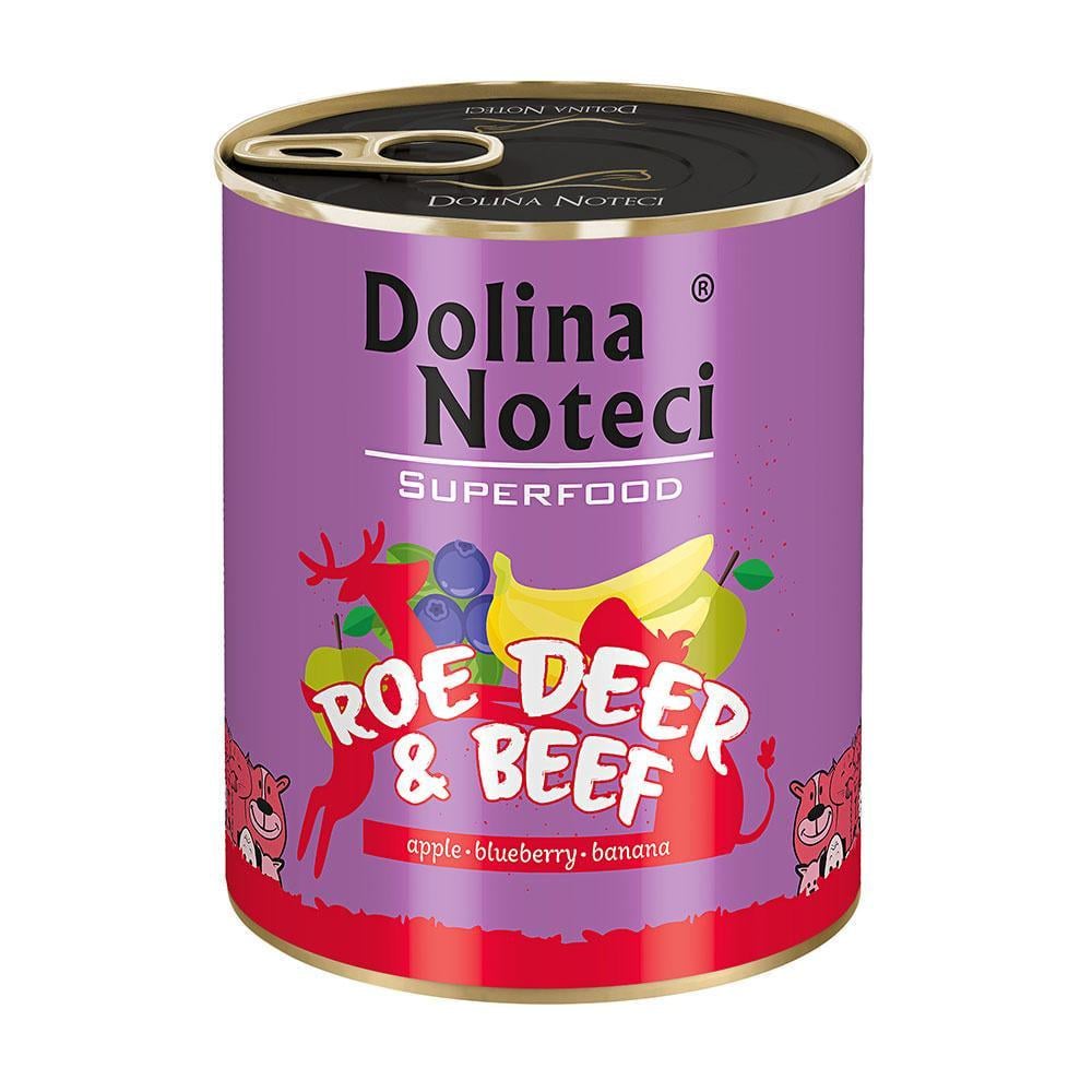 Консерва для собак Dolina Noteci Superfood Косуля и говядина 800 г
