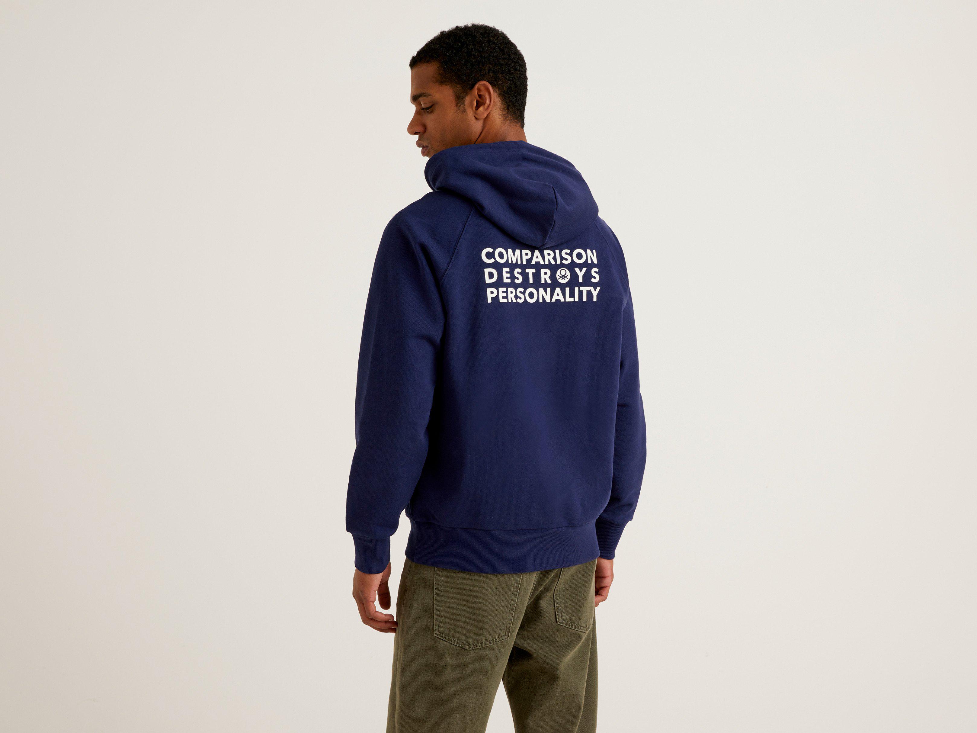 Свитшот мужской Benetton 3j70u2003 XXL Синий - фото 2 Свитшот мужской Benetton 3j70u2003 XXL Синий - фото 2