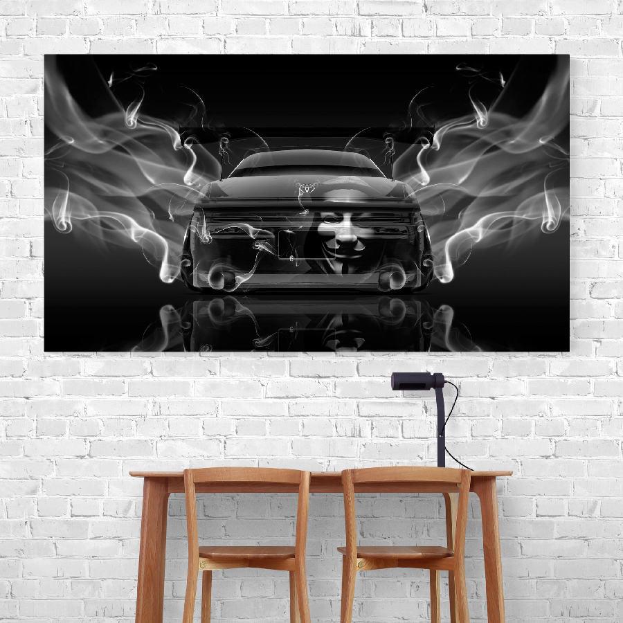 Картина на холсте HolstPrint Спорткар Toyota 50х100 см