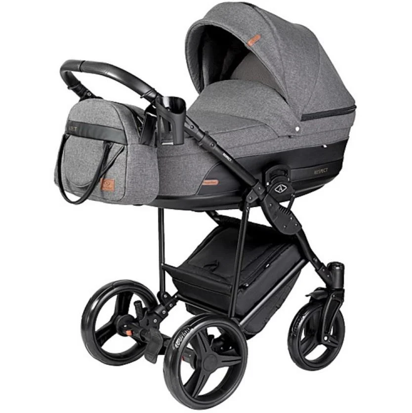Коляска Angelini Respect Сірий (25157235) - фото 1 Коляска Angelini Respect Сірий (25157235) - фото 1