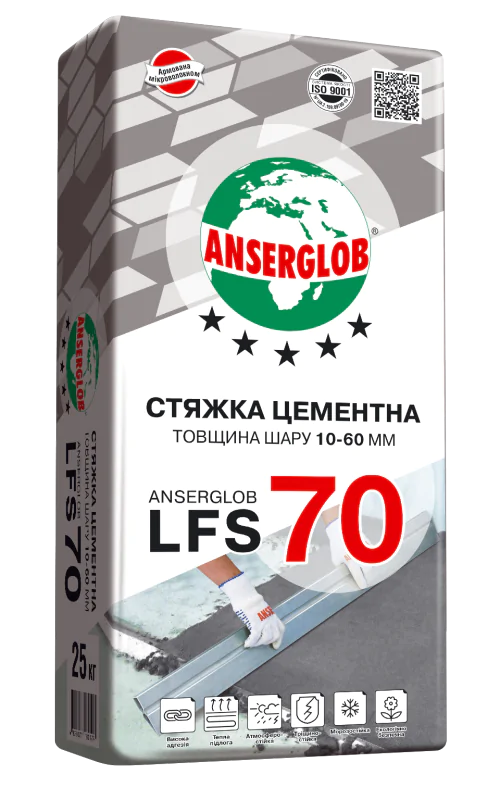 Стяжка цементна ANSERGLOB LFS 70 (24570646)