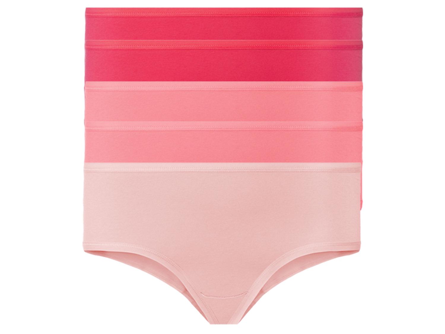 Трусики-хіпстери бавовняні жіночі Esmara 357393 S 5 шт. Кораловий (72942)