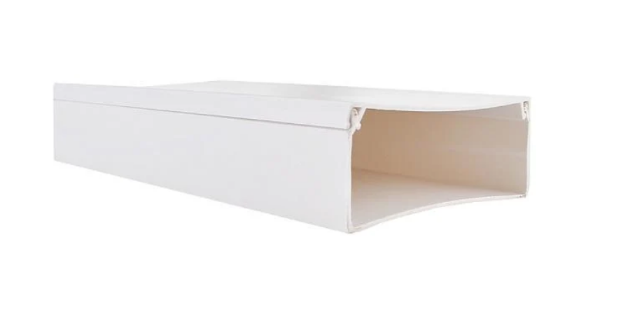 Кабель-канал АСКО 80x60 мм 99 см ПВХ магистральный Белый (A0070010017)