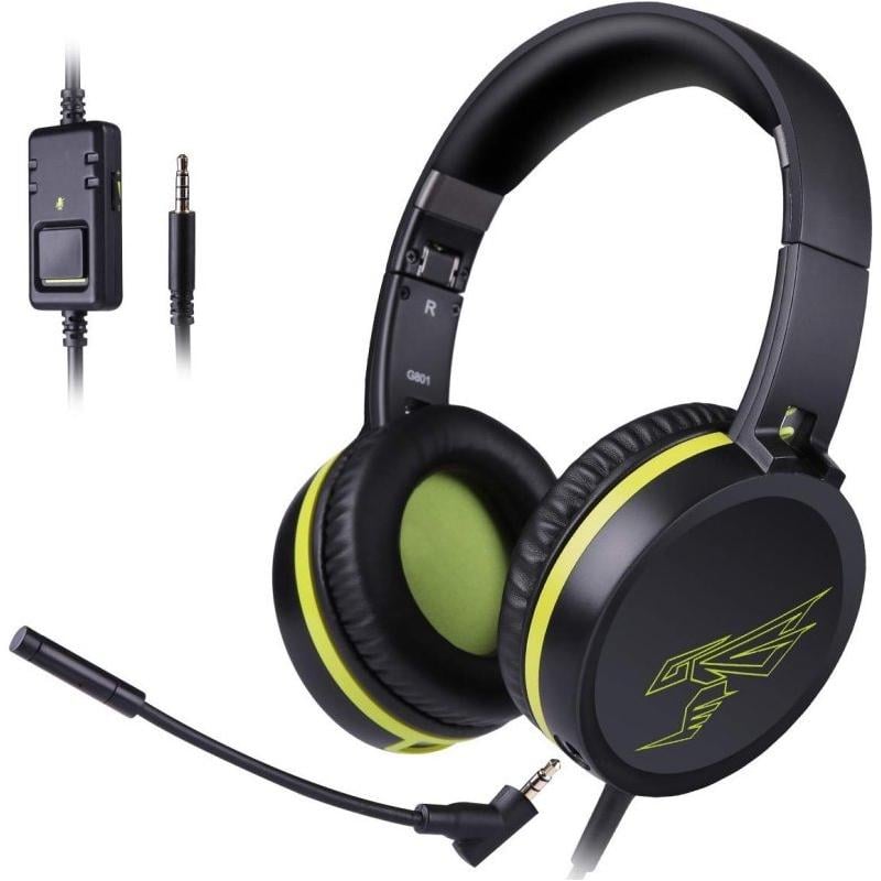 Гарнитура проводная Somic G801 mini-Jack 3,5 мм Черный (626226)