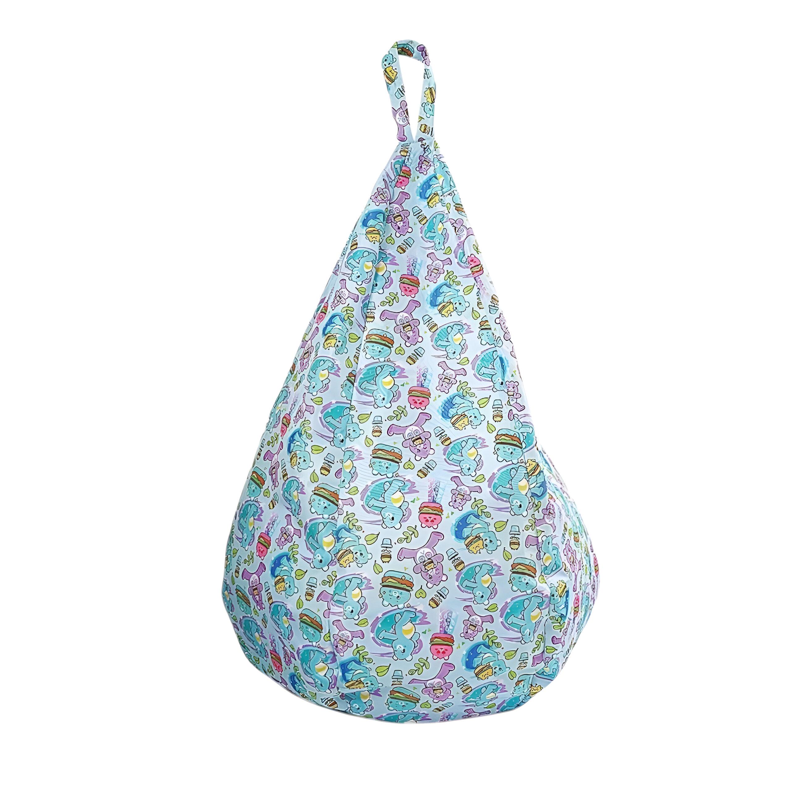 Кресло-мешок груша мишка с бургером/чехол съемный/водонепроницаемый 88 см (Д31263) - фото 2 Кресло-мешок груша мишка с бургером/чехол съемный/водонепроницаемый 88 см (Д31263) - фото 2