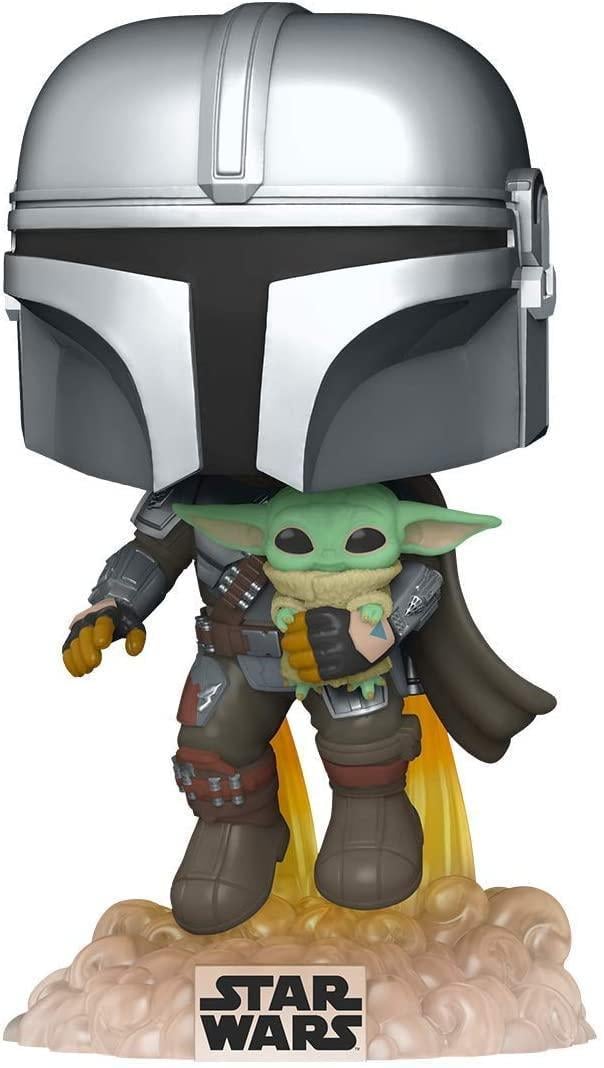 Фігурка Funko Pop Mandalorian with the child 25 см (MMWC 402)