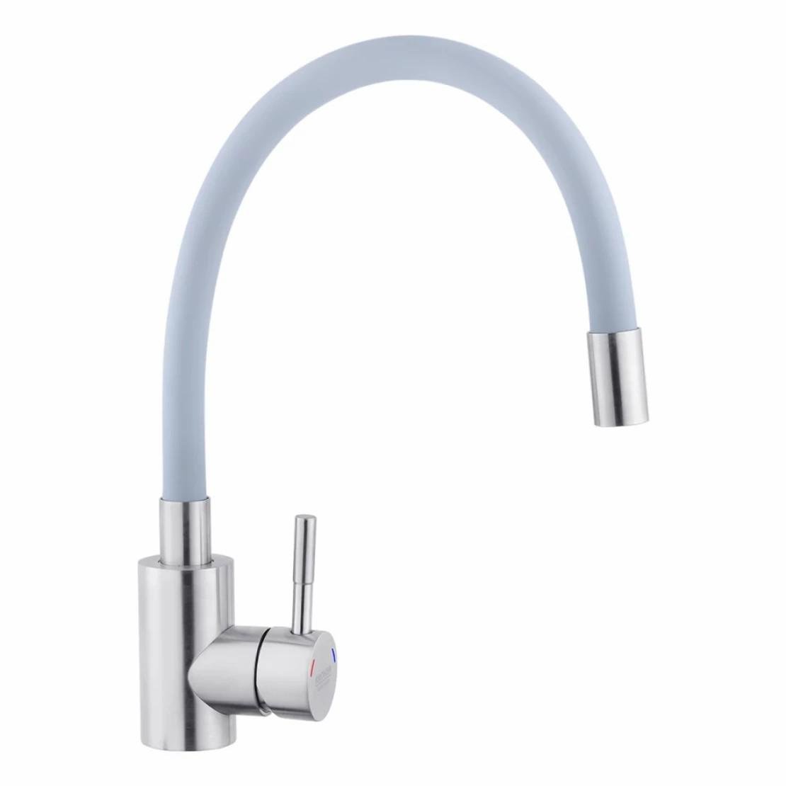 Змішувач для кухні з гнучким виливом Kroner KRP Edelstahl Klassisch ESG035GRA (CV024354)