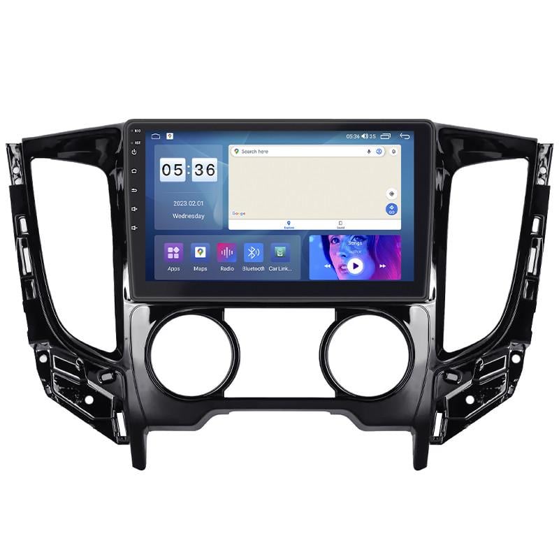 Автомагнитола штатная Lesko для Mitsubishi Pajero Sport III ver.1 2015-2019р 4/64Gb CarPlay 4G Wi-Fi GPS Prime 9" (30393533)