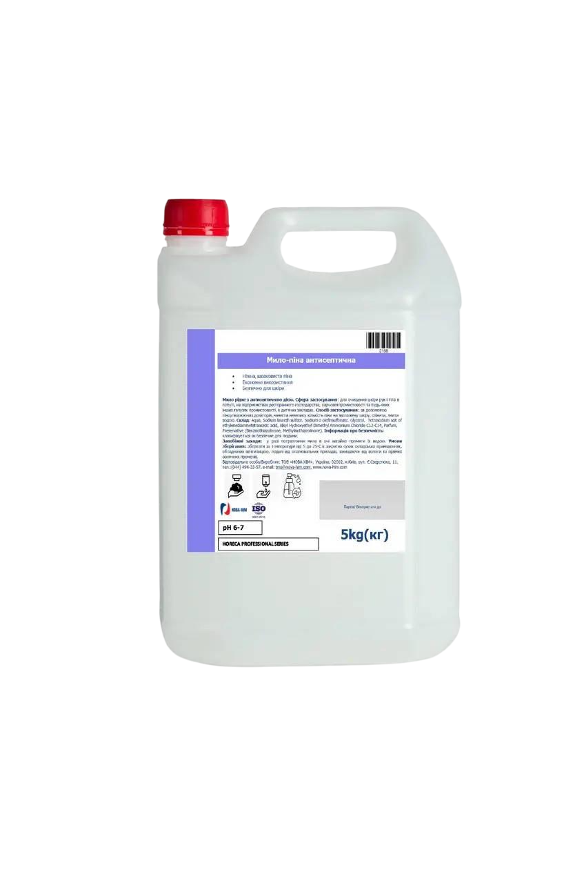 Мыло-пена антисептическое Пчелка канистра 5 кг (2526116277)