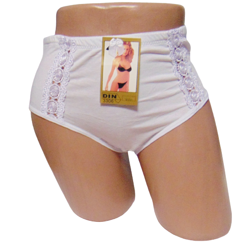 Женские трусы Din 3306 3XL Белый (1723123254) Женские трусы Din 3306 3XL Белый (1723123254)