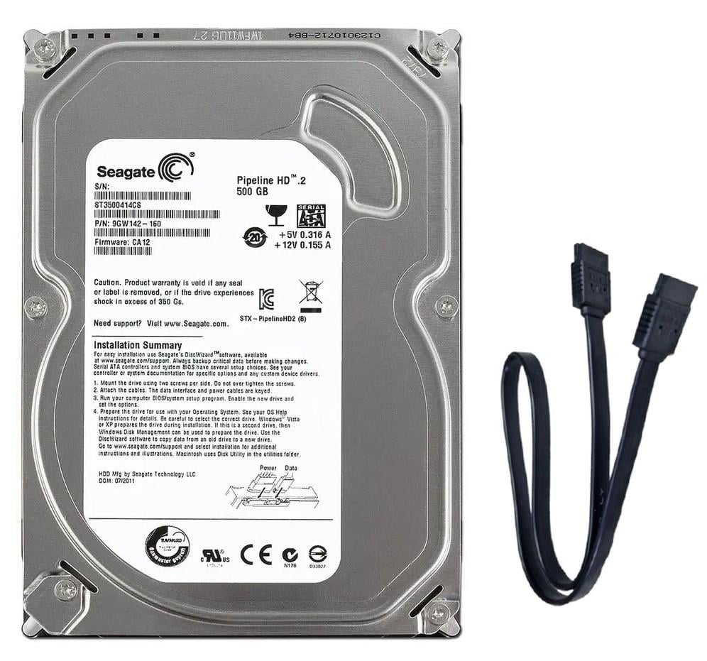 Жесткий диск Seagate Pipeline 500 Гб SATAII ST3500414CS с SATA шнуром (37778697) Жесткий диск Seagate Pipeline 500 Гб SATAII ST3500414CS с SATA шнуром (37778697)