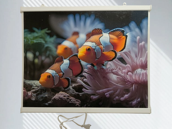 Инфракрасная картина-обогреватель Аквариум 63x50 см (wkr-10026) - фото 2