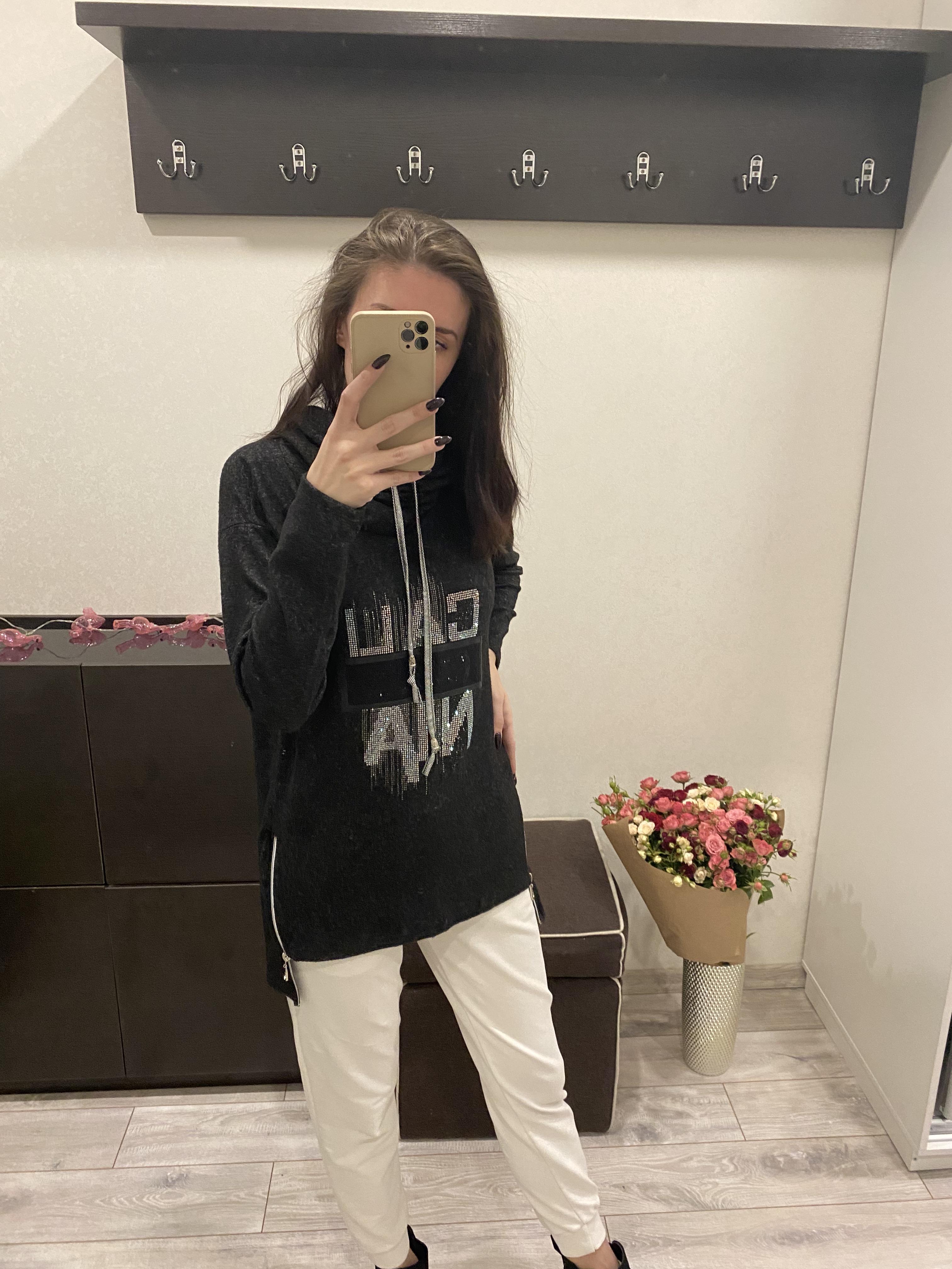 Туніка Amarchik оверсайз з капюшоном M - фото 3 Туніка Amarchik оверсайз з капюшоном M - фото 3