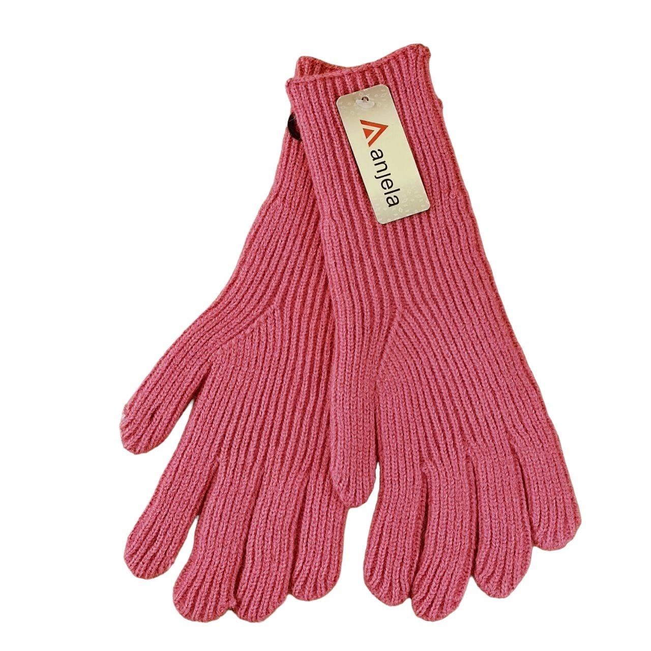 Перчатки женские с дыркой для пальца удлиненные S-L Розовый (47159)