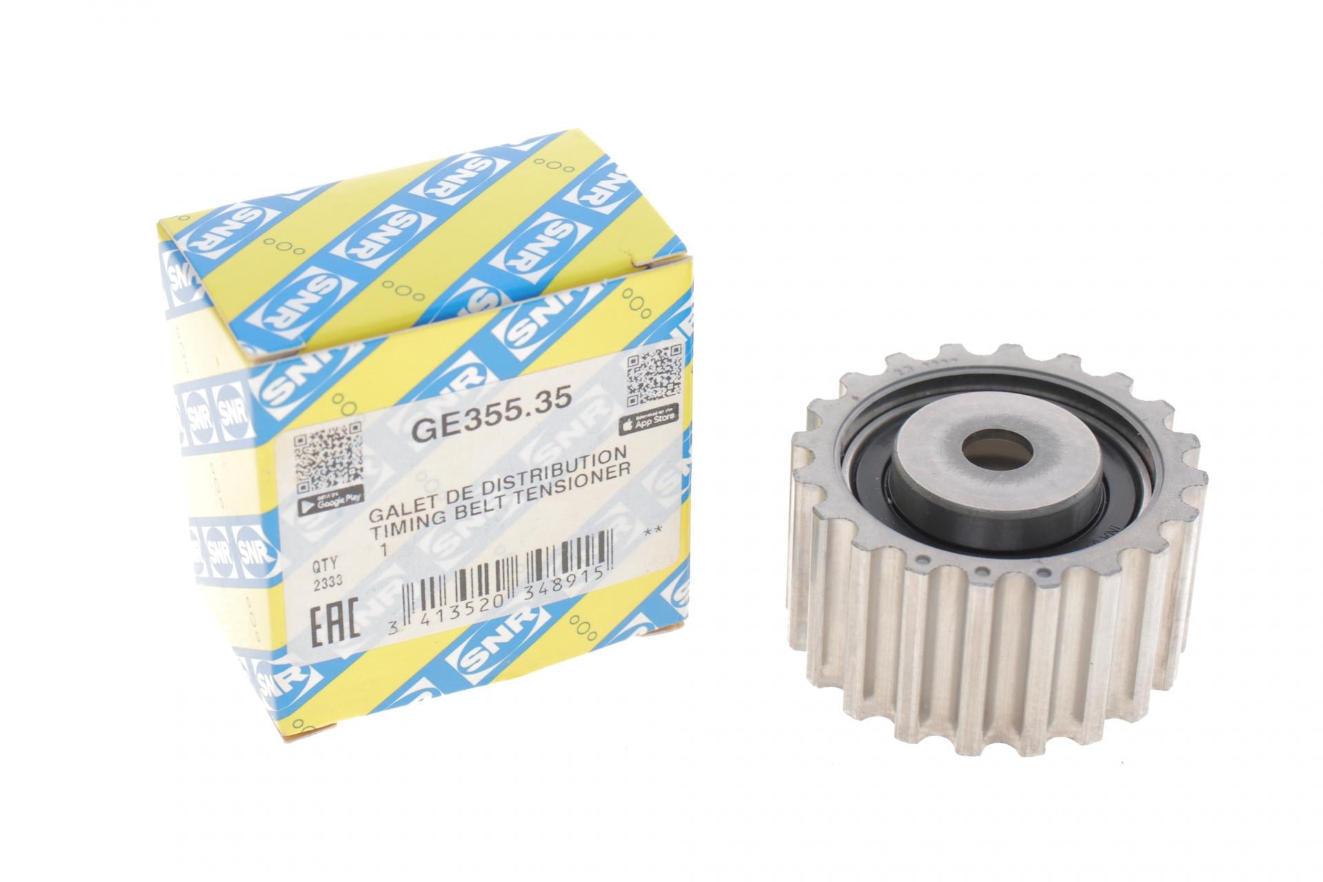Ролик ГРМ SNR GE355.35 Renault Kangoo 1.9dTi паразитный