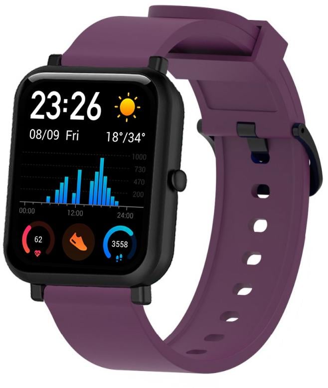 Ремешок силиконовый Like для Amazfit GTS Violet (13176-2F)