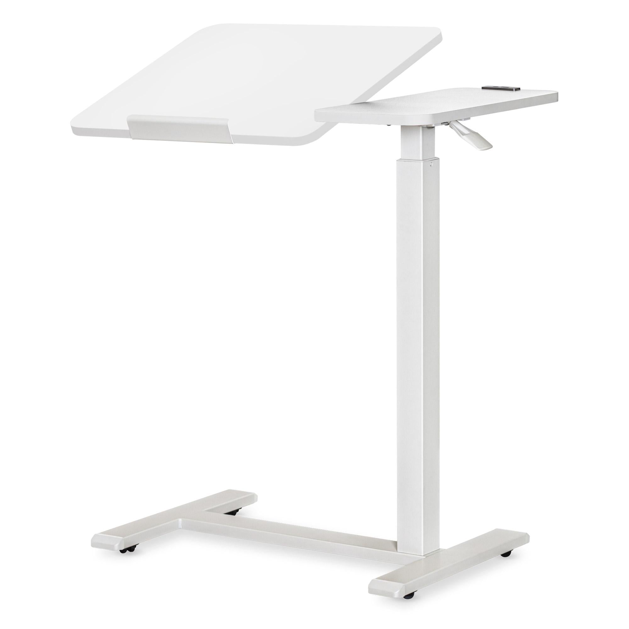 Компьютерный стол приставной Hommex Mobidesk Duo USB с регулировкой высоты White