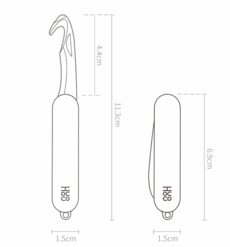 Складаний ніж Huohou Mini Knife White (48826) - фото 3