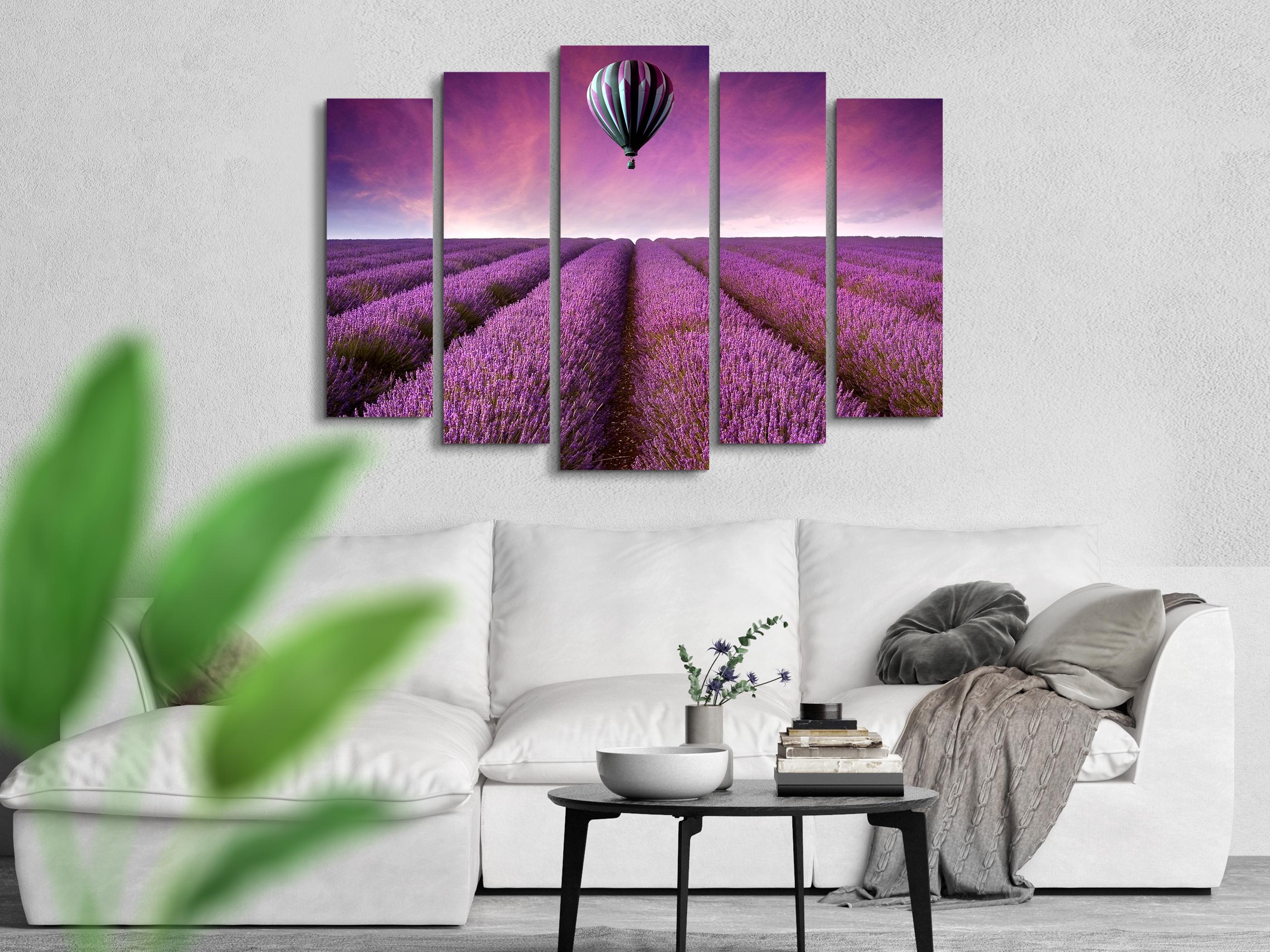 Картина модульная Поле лаванды 110х160 см (Art-280_5) - фото 2