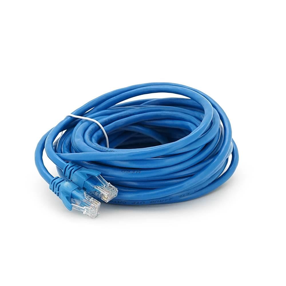 Патч-корд литий Ritar UTP RJ45 Cat.6 10 м Cu мідь Синій