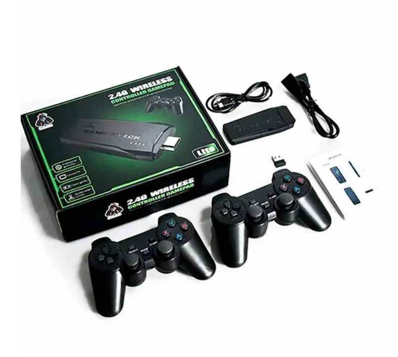 Ігрова приставка з бездротовими джойстиками Game Stick 8626 64 Gb HDMI Black (589503) - фото 7