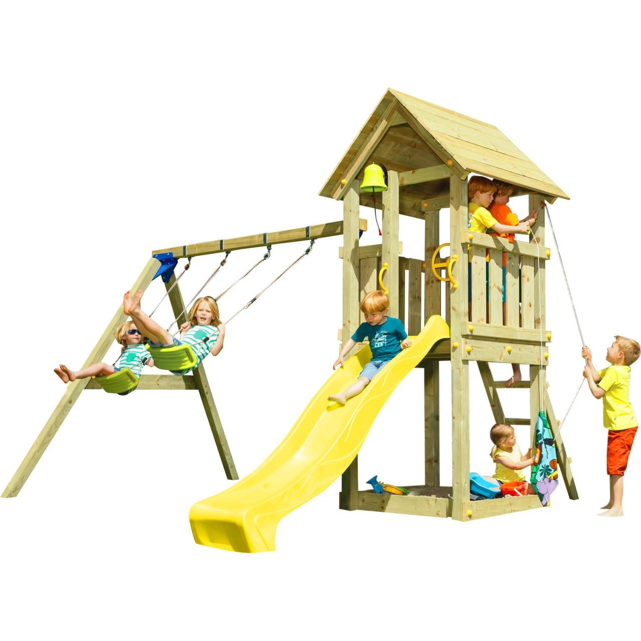 Детская площадка Blue Rabbit KIOSK/SWING Желтый (25892360)