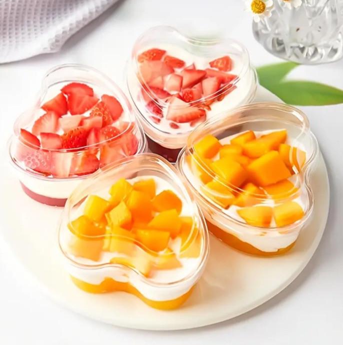 Стакан пластиковий для десертів з кришкою Серце велике 10 шт. (2815976764) - фото 5 Стакан пластиковий для десертів з кришкою Серце велике 10 шт. (2815976764) - фото 5