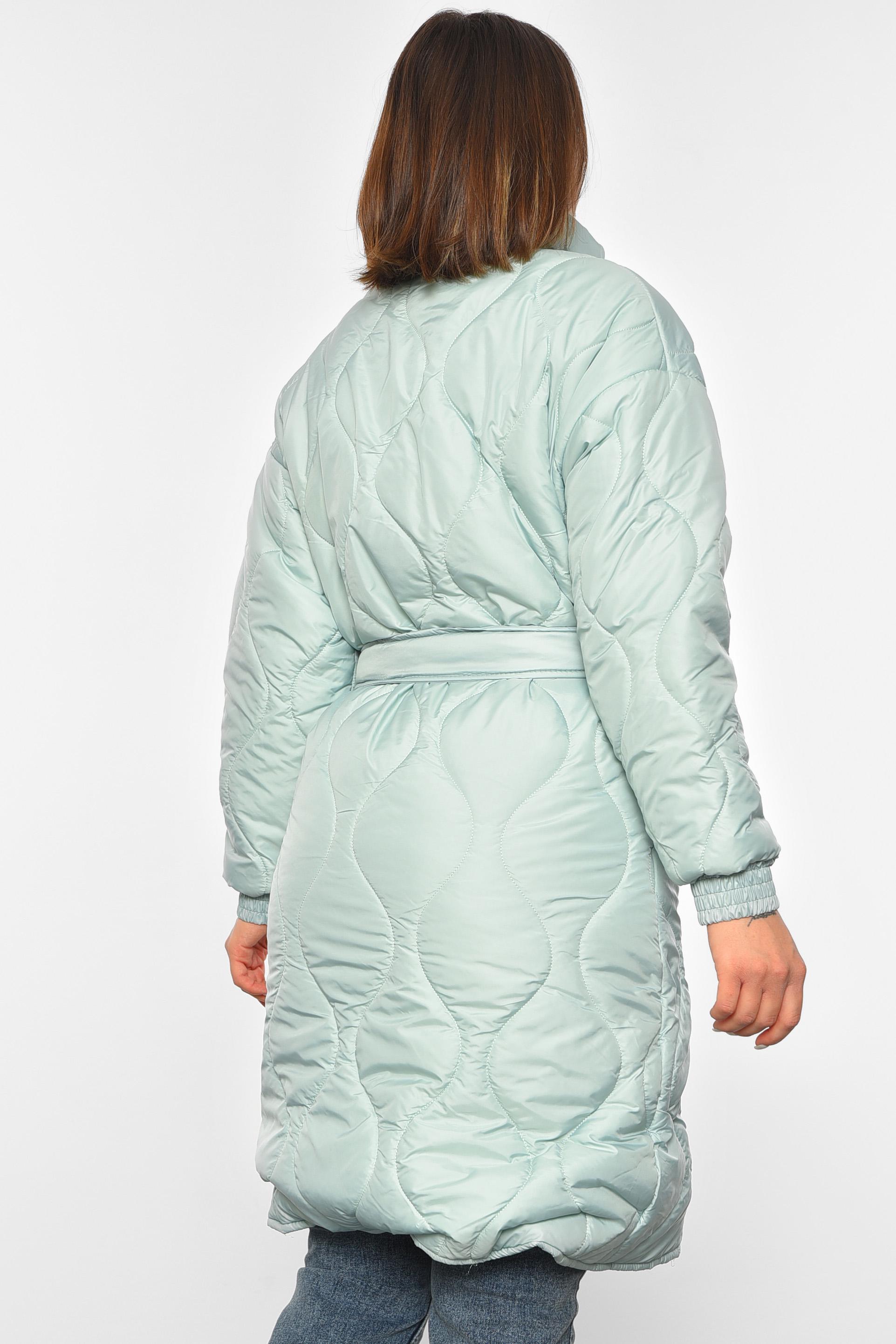 Куртка женская демисезонная S-M Зеленый (190840) - фото 3