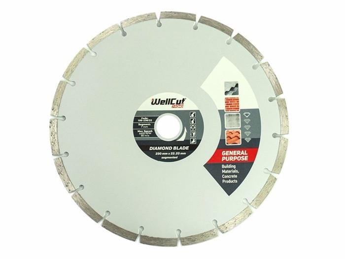 Диск алмазный Wellcut Promo 115х7х22,23 мм сегмент