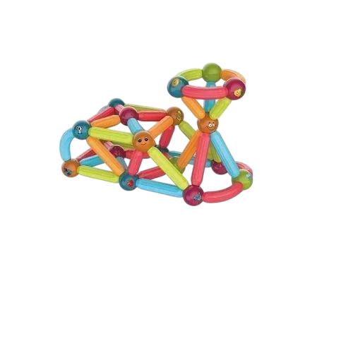 Конструктор магнітний Magnetic Sticks blocks що світиться 76 деталей (14330)