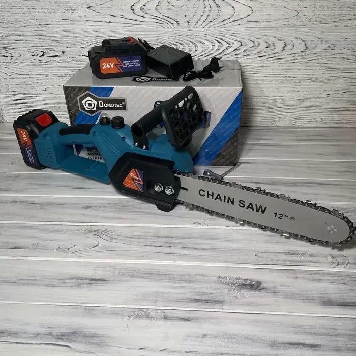 Електропилка ланцюгова Domotec Chain Saw 12'' Black (020661) - фото 4