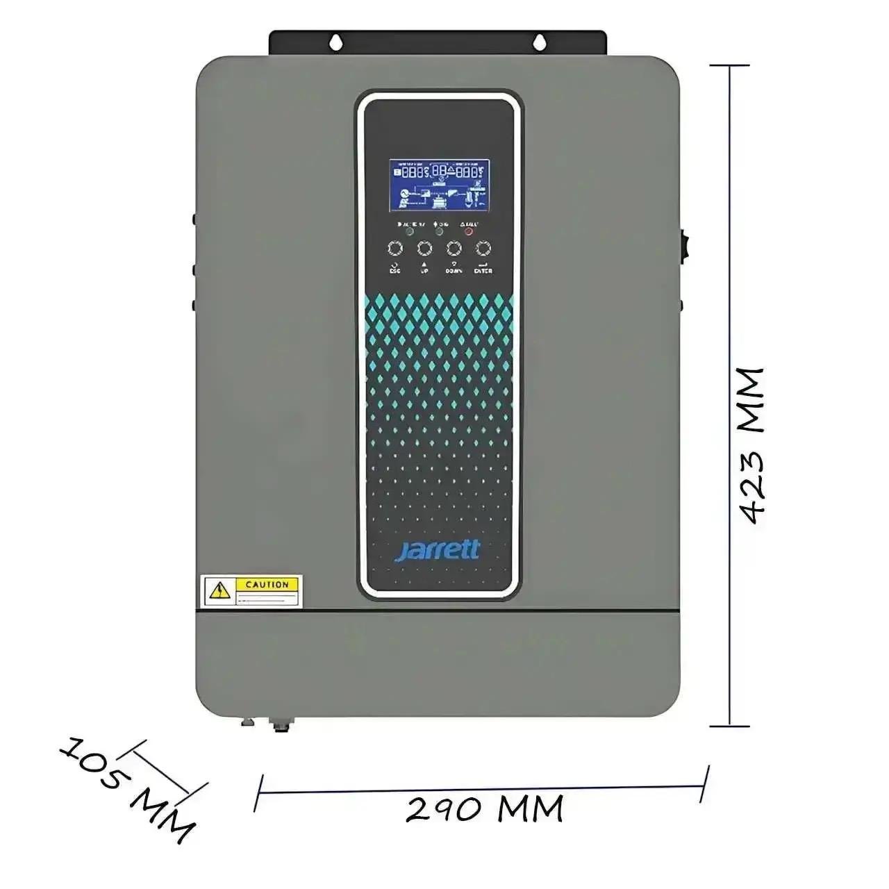 Инвертор автономный гибридный Jarrett JARP-3,2KVA 3000W 24V с MPPT и чистой синусоидой с дисплеем (G9158) - фото 5 Инвертор автономный гибридный Jarrett JARP-3,2KVA 3000W 24V с MPPT и чистой синусоидой с дисплеем (G9158) - фото 5