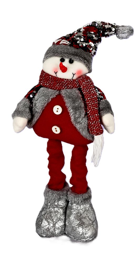 Фигура новогодняя декоративная МАГІЧНА-НОВОРІЧНА R96518 Santa Snowman 62 см (22353321)
