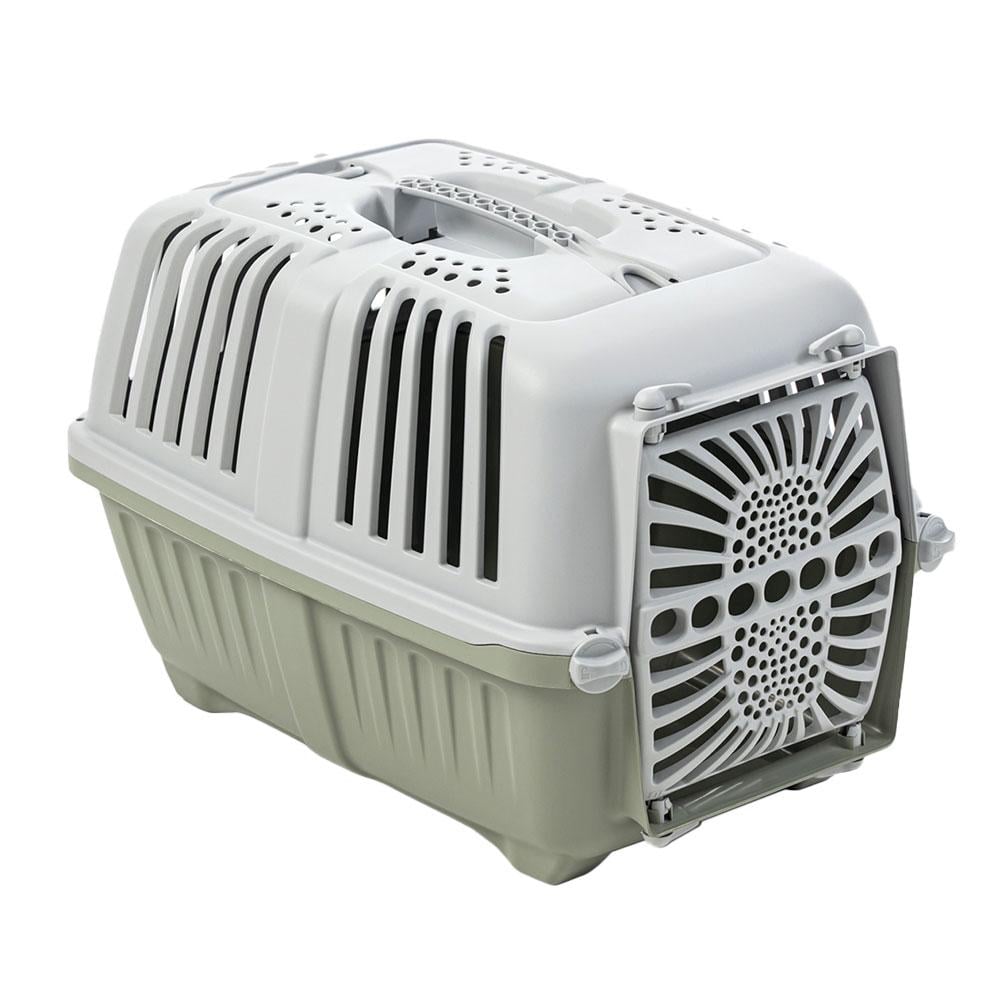 Переноска для тварин MPS PRATIKO 1 двері пластик 48х31,5х33 см Green