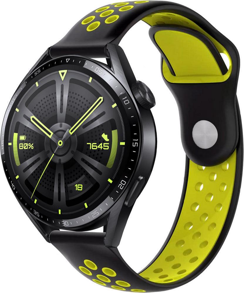 Ремінець Sport для Huawei Watch GT 4 46 мм Black/Yellow (38586-61) Ремінець Sport для Huawei Watch GT 4 46 мм Black/Yellow (38586-61)