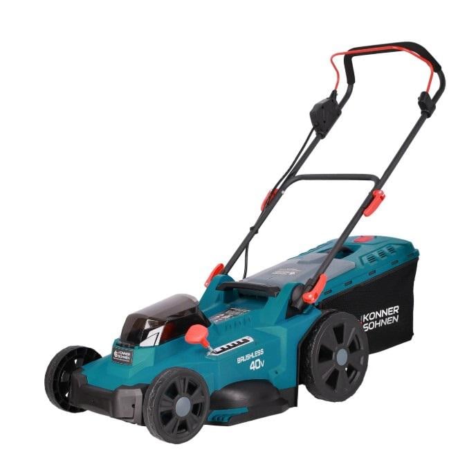 Газонокосарка акумуляторна Konner&Sohnen KS 33LM-20V set з акумулятором та зарядним пристроєм (63176)