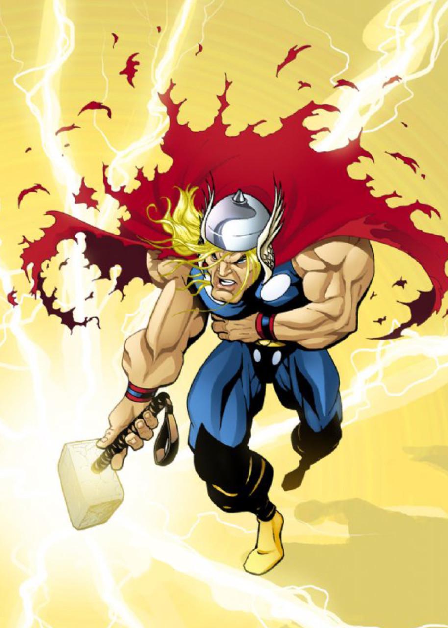 Картина постер Gee! Thor Тор комикс 40х60 см TR.09.003