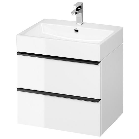 Тумба под умывальник подвесная Cersanit Virgo S522-018 59,4x50,1x42,7 см Белый (215623)