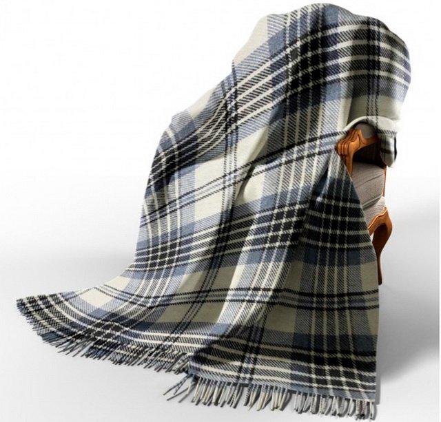 Плед Vladi М4 140х200 Темно-синий (143096)