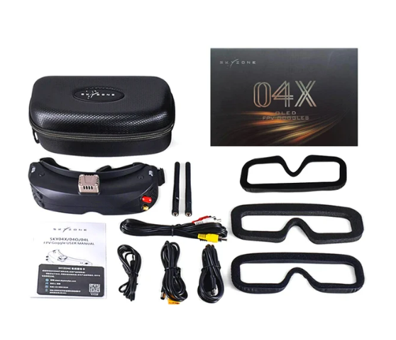 Очки Skyzone SKY04X PRO/SteadyView V3.3 OLED FPV Goggles - фото 4