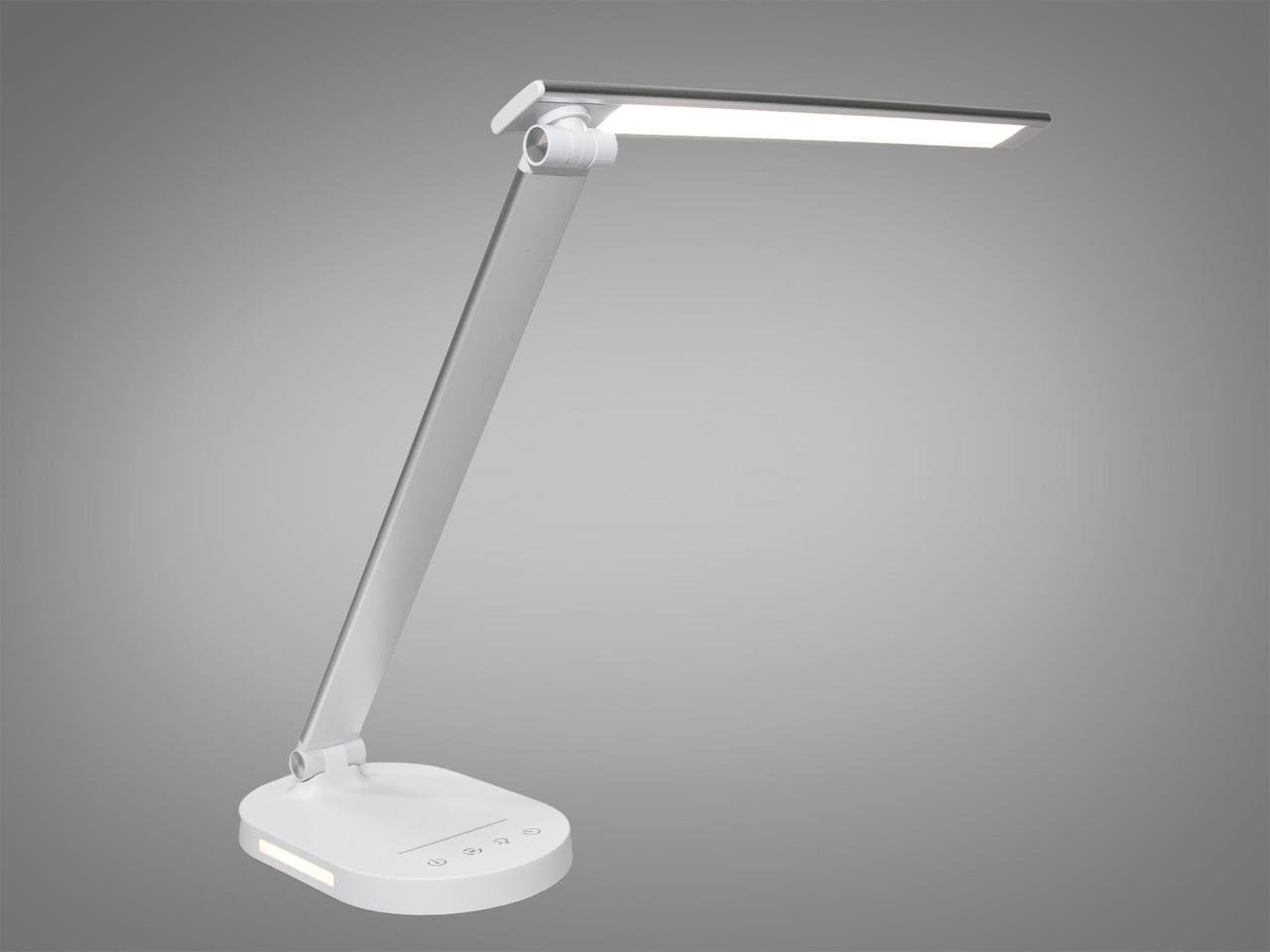 Настільна лампа з нічником LED 6W 5503SL-LS Хром сатин (2140355301) - фото 1