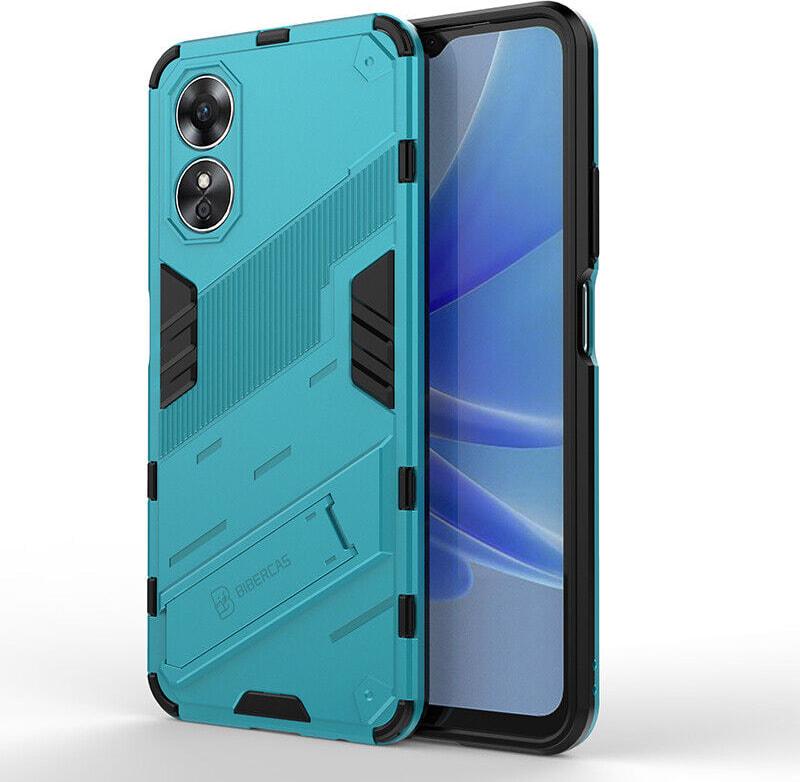 Защитный чехол BIBERCAS для OPPO A17 (с подставкой) Mint (31136-14)